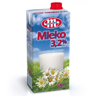Mleko 3,2% UHT 1000ml, Mlekovita – mleko krowie bogate w wapń i pełnowartościowe białko!