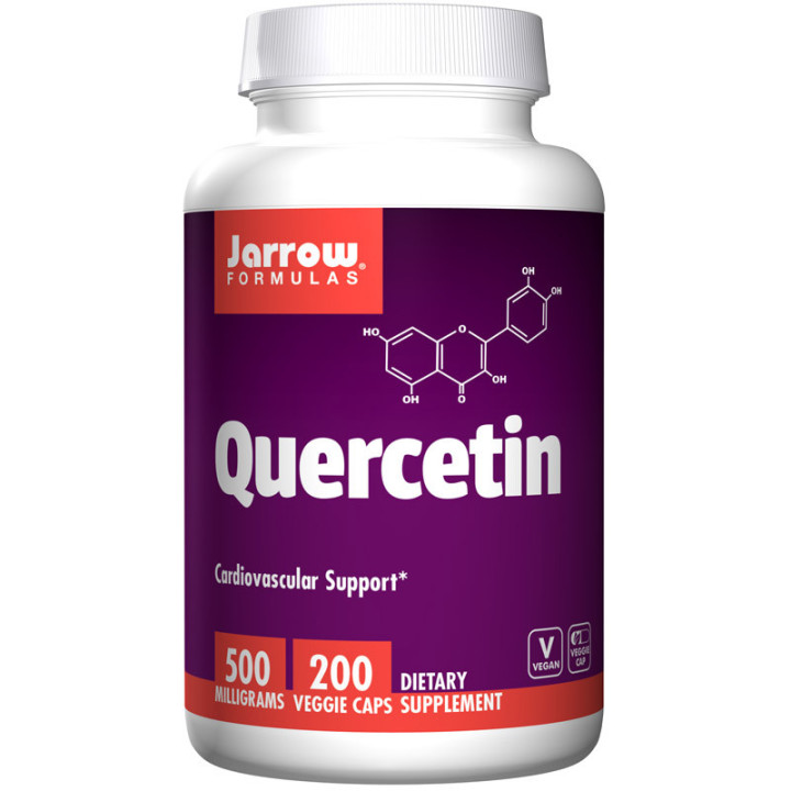 Quercetin 200 kapsułek, Jarrow Formulas - roślinny związek, mocny przeciwutleniacz, chroni układ krwionośny!