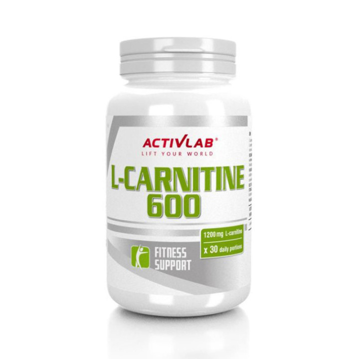 L-Carnitine 600 60 kapsułek, Activlab – skuteczna l-karnityna zwalczająca nadmiar tkanki tłuszczowej oraz dodająca energii!
