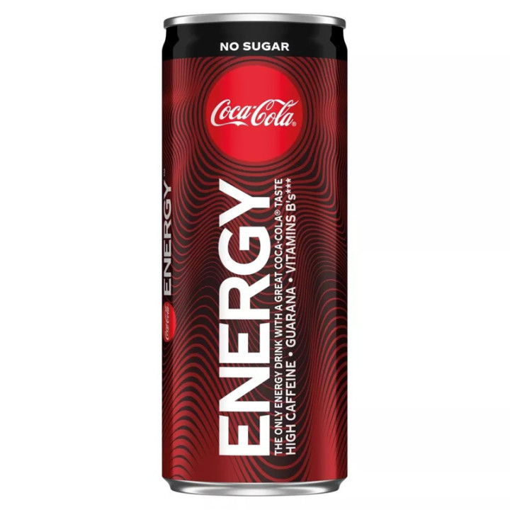Energy Zero Sugar 250ml, Coca-Cola – napój energetyczny o znakomitym orzeźwiającym smaku oraz unikalnym składem!