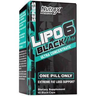 Lipo 6 Black Hers Ultra Concentrate 60 kapsułek, Nutrex – ultra skoncentrowany i skuteczny spalacz tkanki tłuszczowej dla kobiet