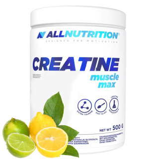 Creatine Muscle Max 500g, Allnutrition – najwyższej jakości mikronizowany monohydrat kreatyny wzbogacony o taurynę!