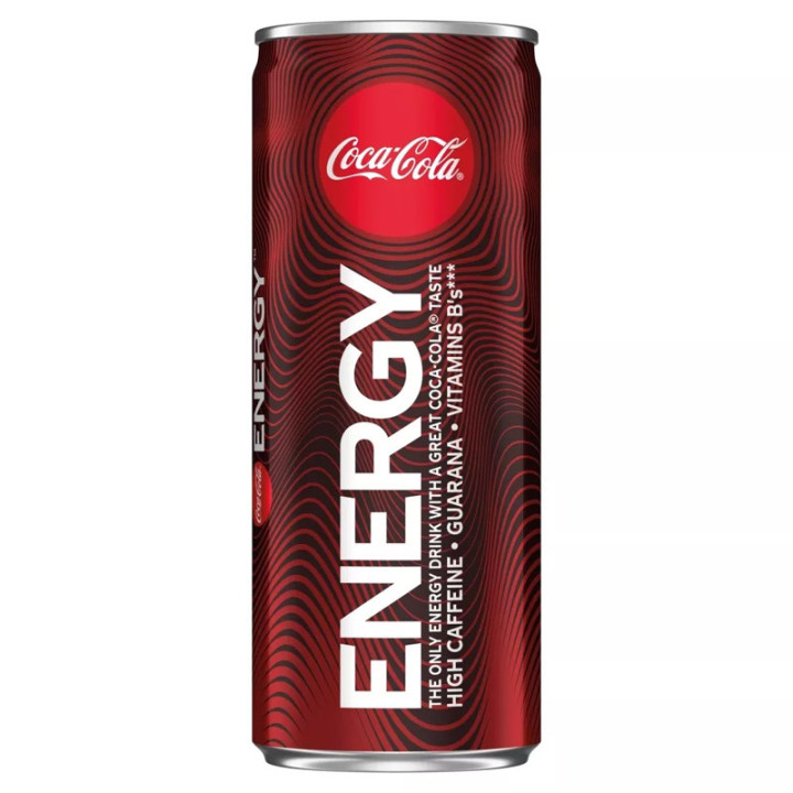 Energy 250ml, Coca-Cola – napój energetyczny o znakomitym orzeźwiającym smaku oraz unikalnym składem!
