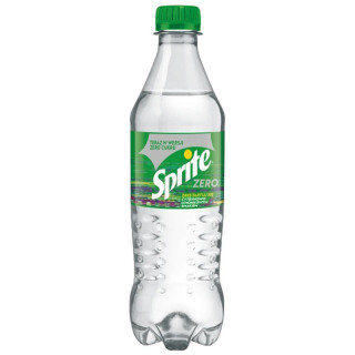 Zero 500ml, Sprite - orzeźwiający kultowy napój bez dodatku cukru i minimalnej kaloryczności!