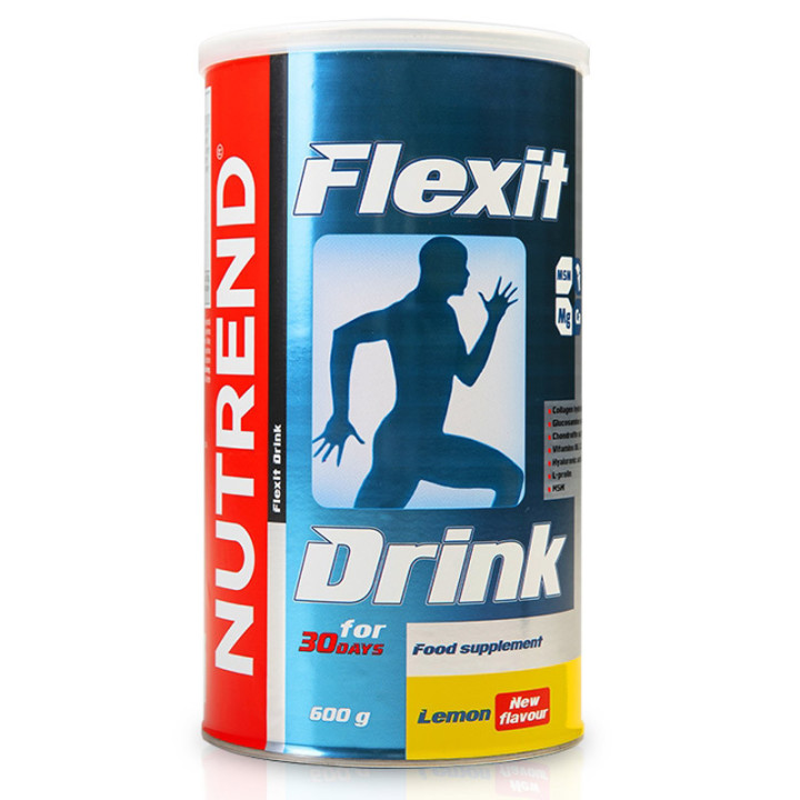 Flexit Drink 600g, Nutrend – bardzo dobrej jakości suplement wspierający zdrowie i wzmacnianie stawów i więzadeł!
