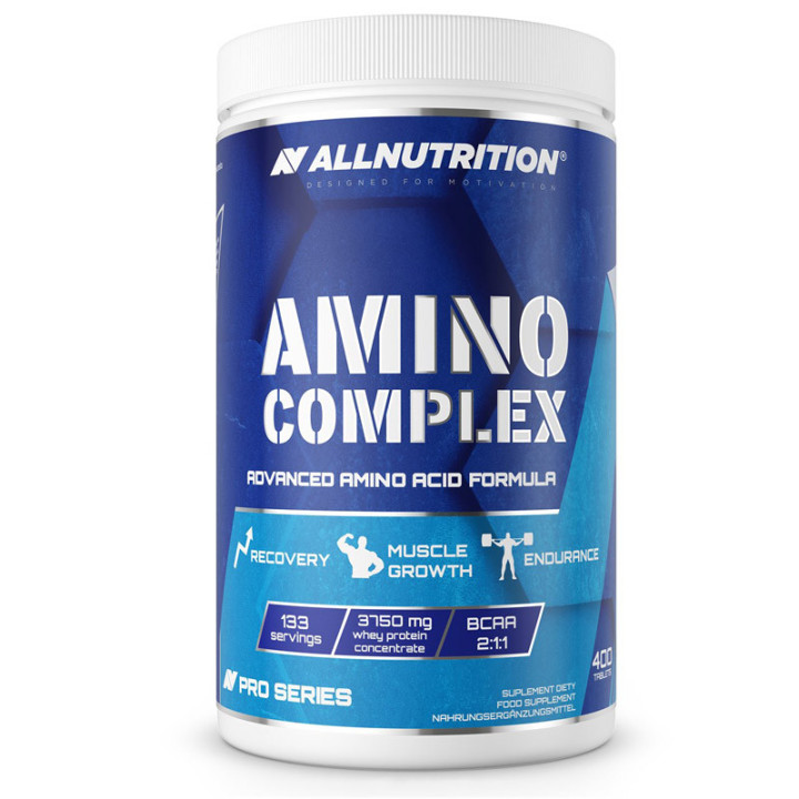 Amino Complex 400 tabletek, Allnutrition – kompleks aminokwasów w tabletkach!