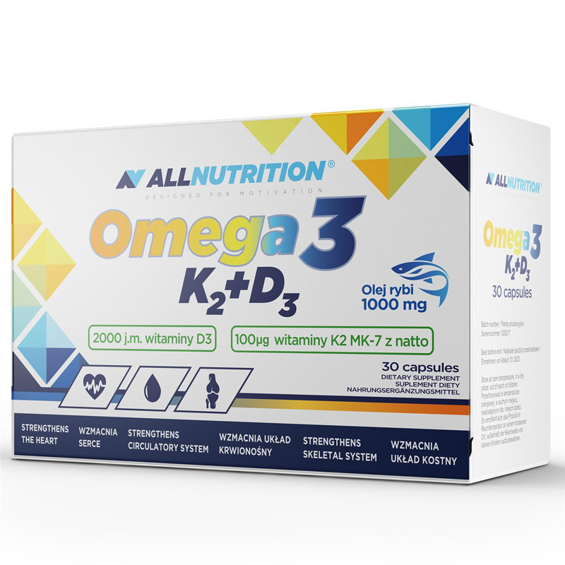 ALLNUTRITION Omega 3 D3+K2 30caps