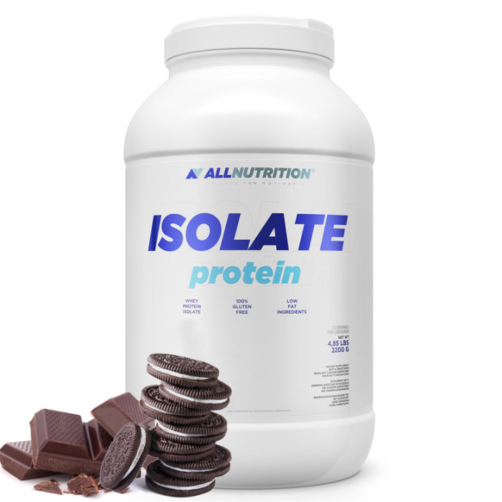 Isolate Protein 2200g, Allnutrition – świetnej jakości izolat białka serwatki z wysoką zawartością BCAA i glutaminy!