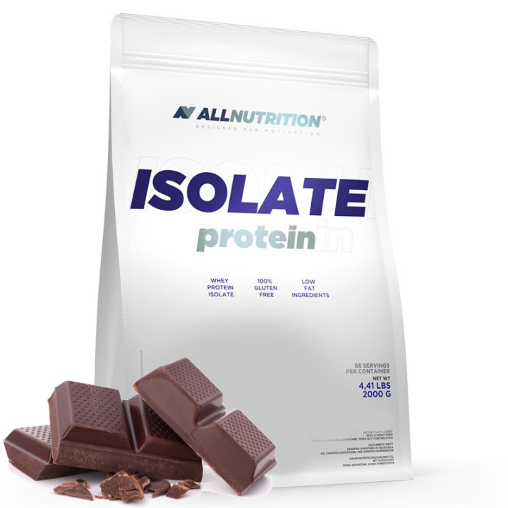 Isolate Protein 2000g, Allnutrition – świetnej jakości izolat białka serwatki z wysoką zawartością BCAA i glutaminy!