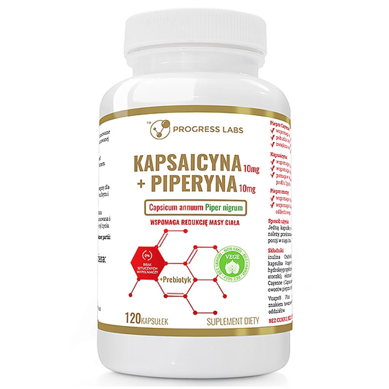 PROGRESS LABS Kapsaicyna+Piperyna 120caps