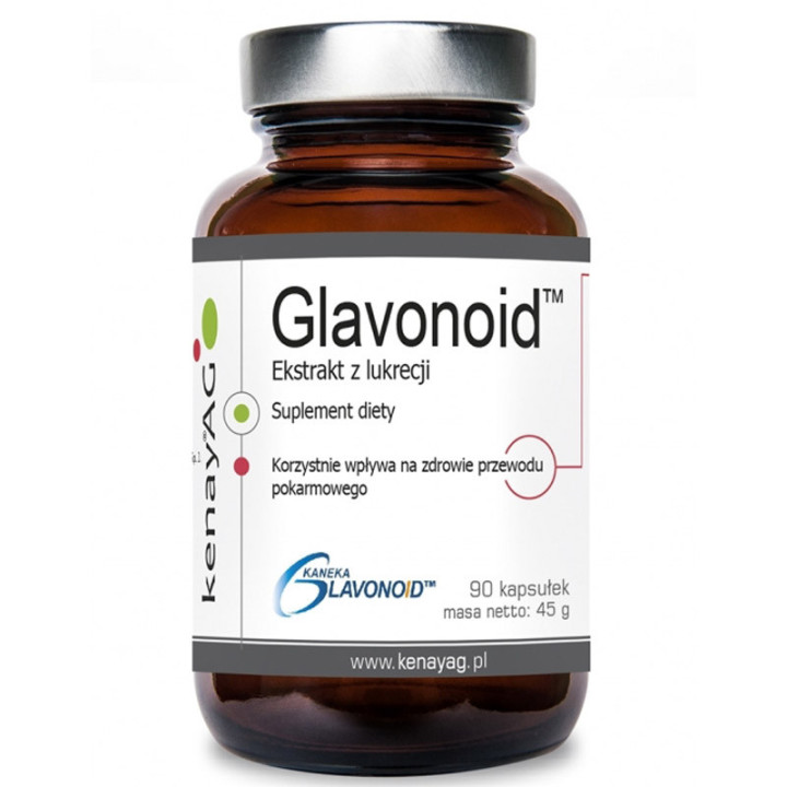 Glavonoid 90 kapsułek, Kenay – najwyższej jakości ekstrakt z korzenia lukrecji gładkiej!