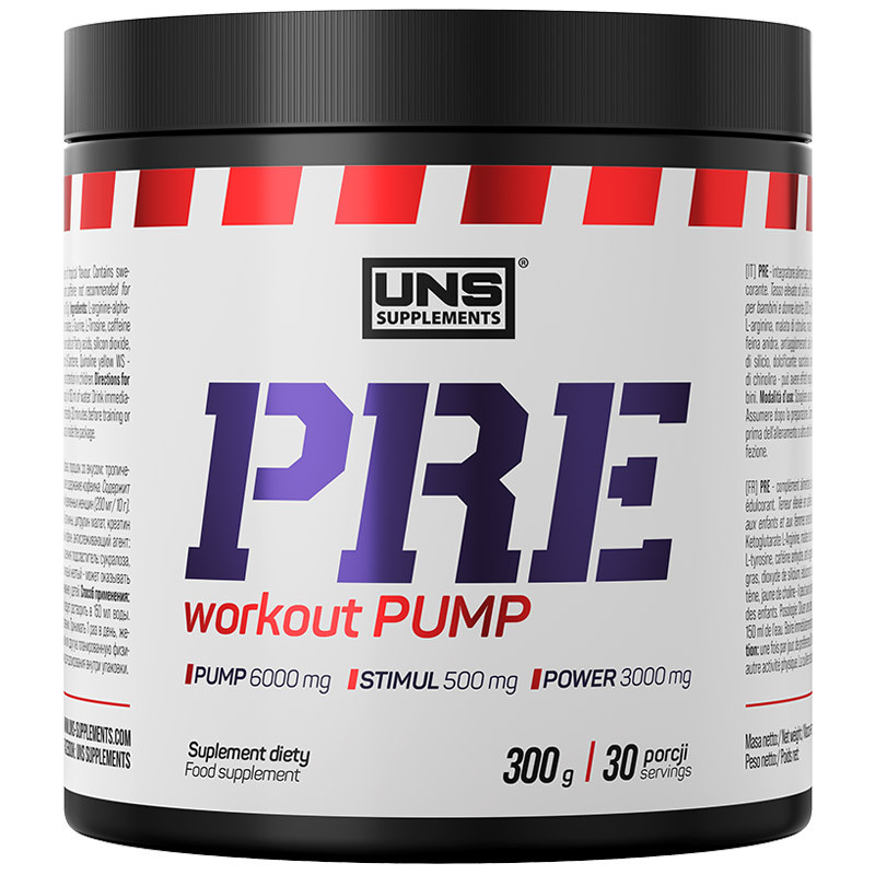 UNS Pre Workout Pump 300g