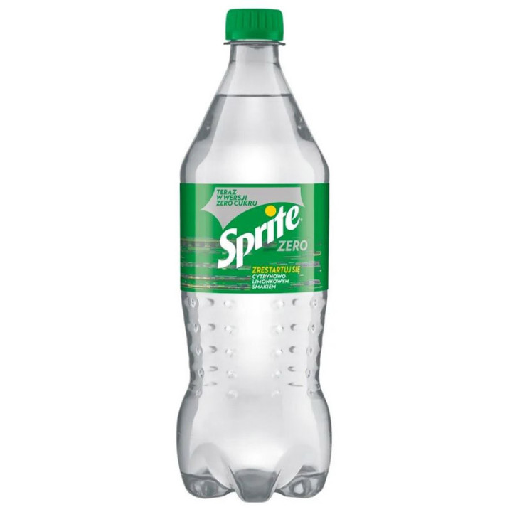 Zero 850ml, Sprite - orzeźwiający kultowy napój bez dodatku cukru i minimalnej kaloryczności!