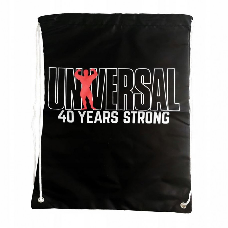 UNIVERSAL Drawstring Bag Worek Treningowy Black