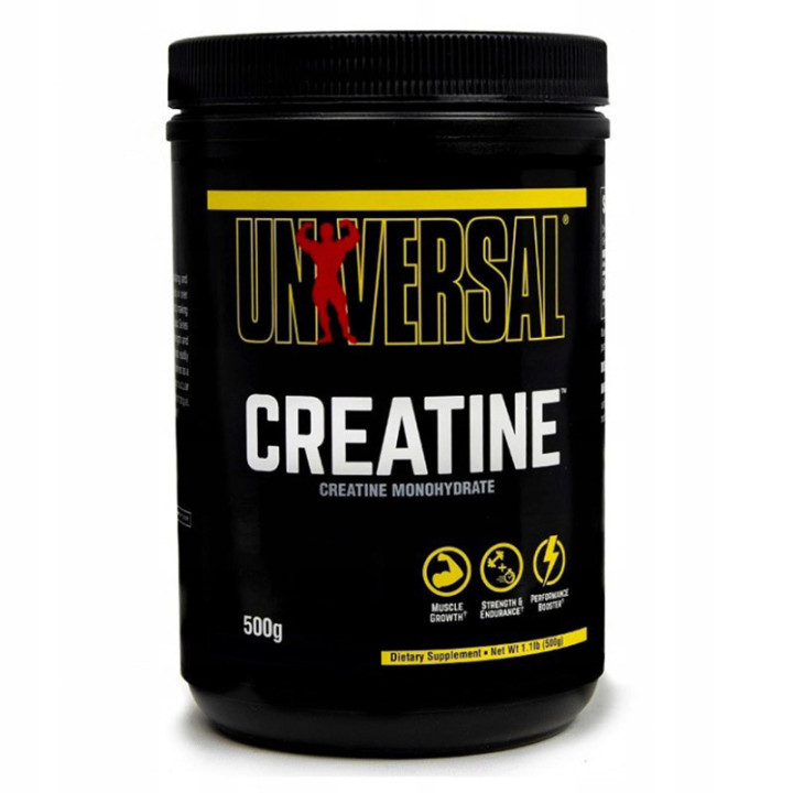 Creatine 500g, Universal - najczystszy monohydrat kreatyny wpływający na siłę mięśni!