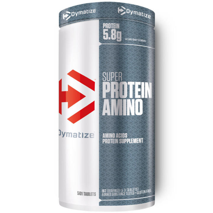 Super Protein Amino 501 tabletek, Dymatize – kompleks aminokwasów o szybkiej przyswajalności w dużej dawce!