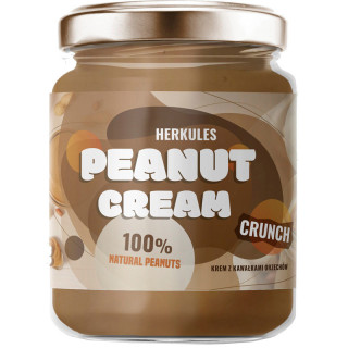 Peanut Cream 500g, Herkules – pyszny krem orzechowy będący źródłem cennych kwasów tłuszczowych!
