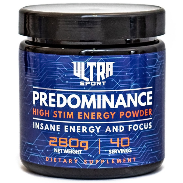 Predominance 280g, Ultra Sport – mocno skoncentrowana formuła przedtreningowa!