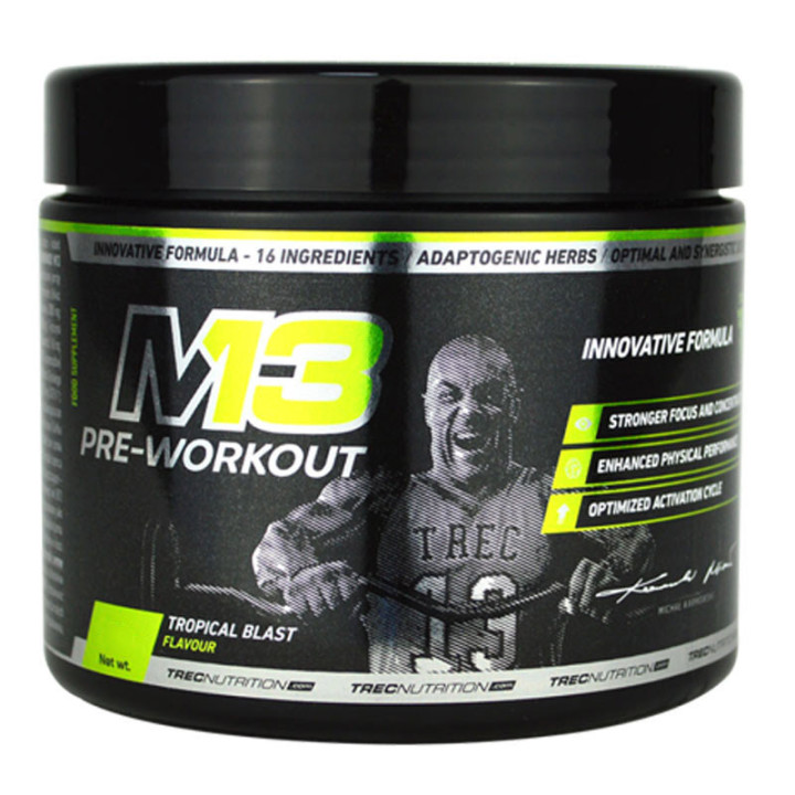 M13 Pre-Workout Limited Edition 330g, Trec – zapewnia super skupienie i koncentrację na każdym treningu!