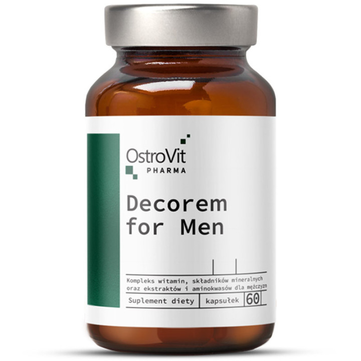 Pharma Decorem For Men 60 kapsułek, Ostrovit – indywidualna formuła dla mężczyzn!