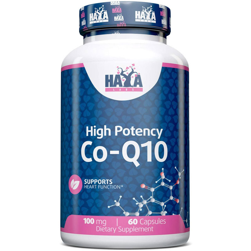 HAYA LABS High Potency Co-Q10 100mg 60caps