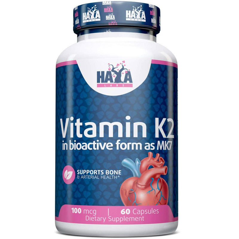 HAYA LABS Vitamin K2 100mcg 60caps