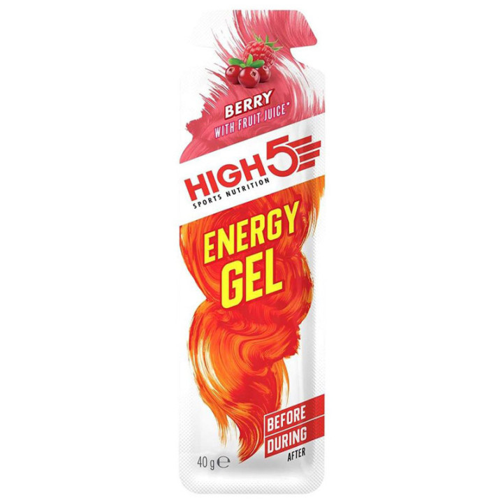 Energy Gel 40g, HIGH5 - żel energetyczny uzupełniający energię podczas wysiłku bez sztucznych substancji konserwujących!