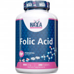 HAYA LABS Folic Acid 800mcg 250tabs