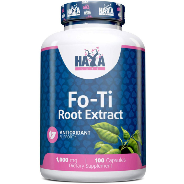 Fo-Ti Root Extract 1,000mg 100 kapsułek, Haya Labs – dba o piękne włosy, skórę i paznokcie, a także odporność organizmu!