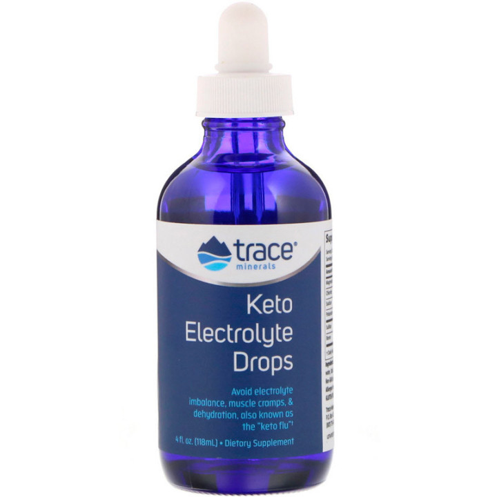Keto Electrolyte Drops 118ml, Trace Minerals – skoncentrowane elektrolity w płynie!