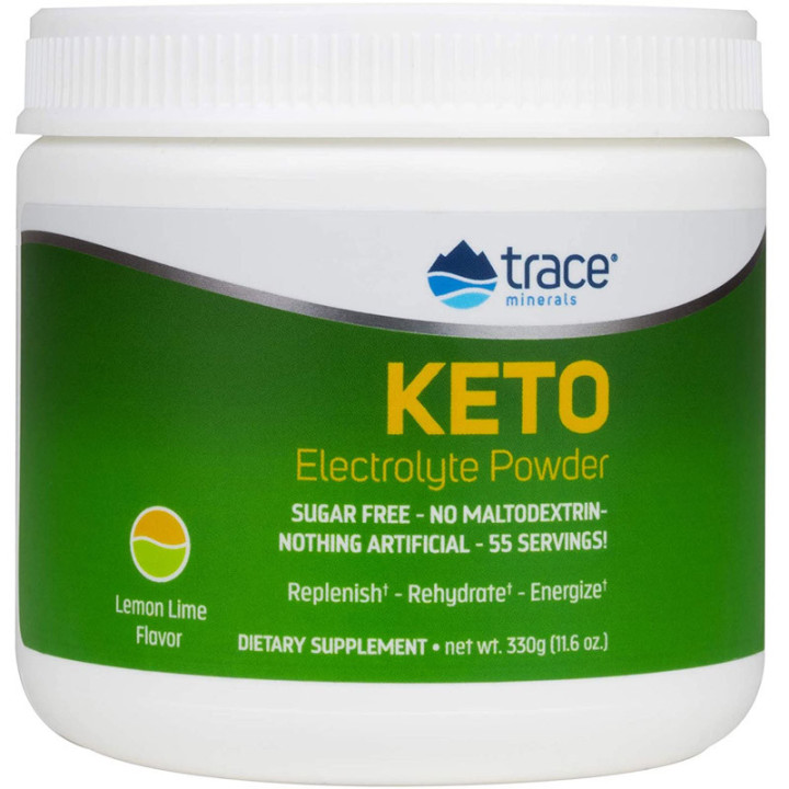Keto Electrolyte Powder 350g, Trace Minerals – kompleks elektrolitów w proszku!