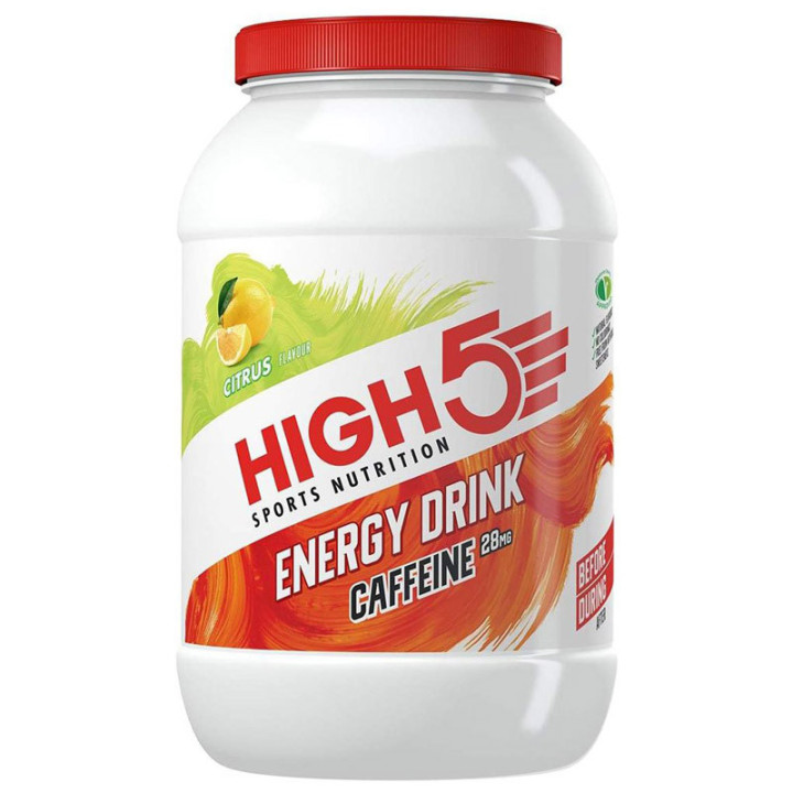 Energy Drink Caffeine 28mg 2200g, HIGH5 – napój węglowodanowy nowej generacji z dodatkiem kofeiny!