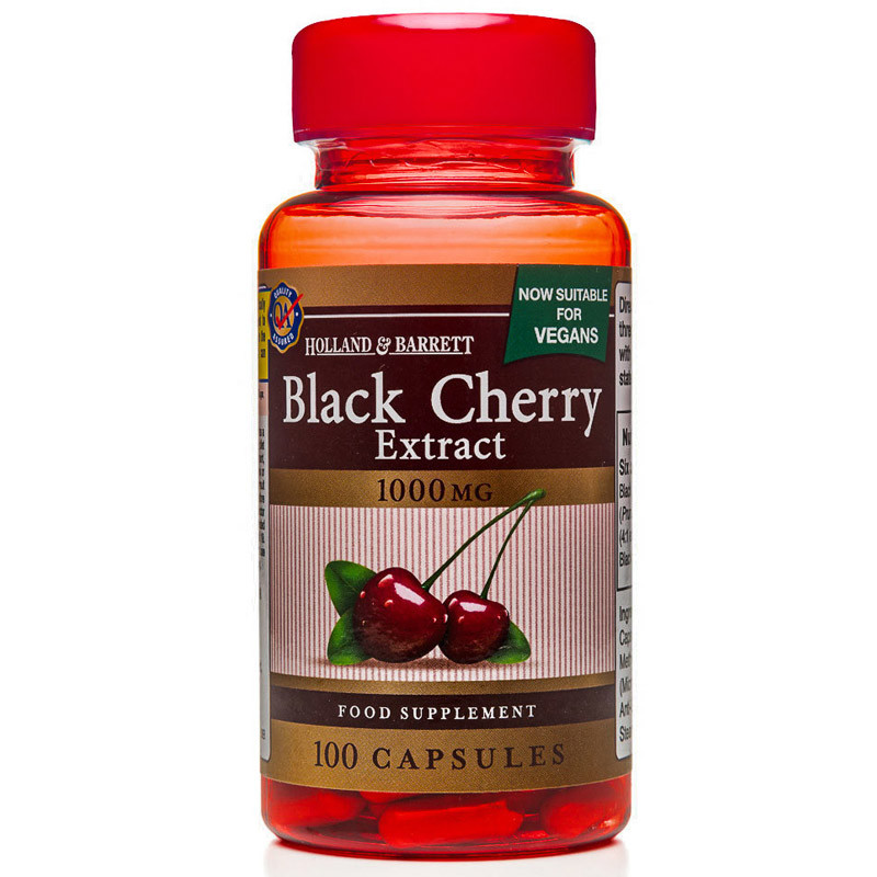 HOLLAND & BARRETT Black Cherry Extract 1000mg 100caps