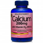 HOLLAND & BARRETT Calcium 200mg With Vitamin D3 200tabs