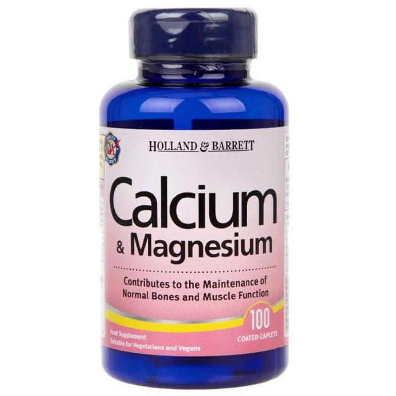 HOLLAND & BARRETT Calcium & Magnesium 100tabs