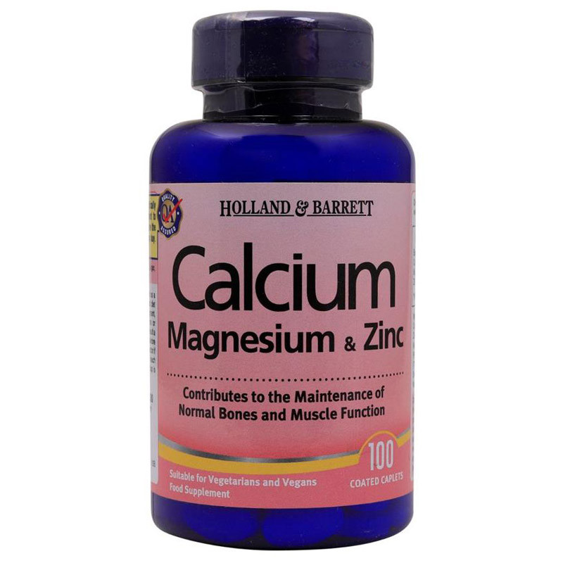 HOLLAND & BARRETT Calcium Magnesium&Zinc 100tabs
