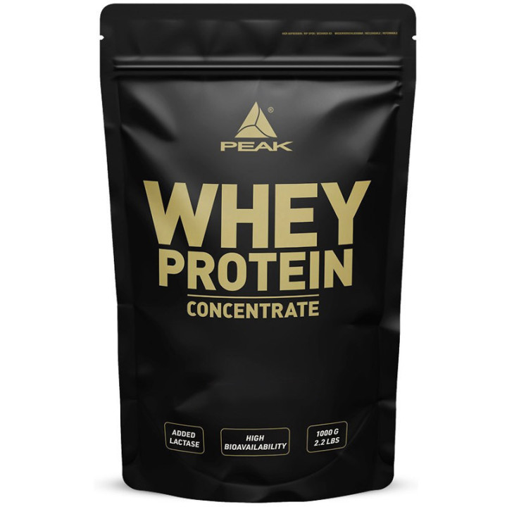 Whey Protein Concentrate 1000g, Peak – koncentrat białka serwatkowego z dodatkiem enzymu laktaza!
