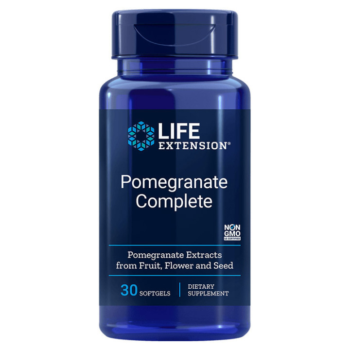 Pomegranate Complete 30 kapsułek, Life Extension – wpływa pozytywnie na jelita a także działa przeciwbakteryjnie!