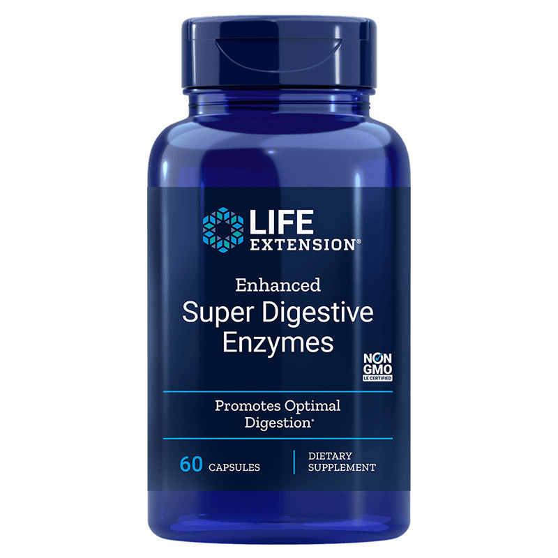 LIFE EXTENSION Enhanced Super Digestive Enzymes 60vegcaps