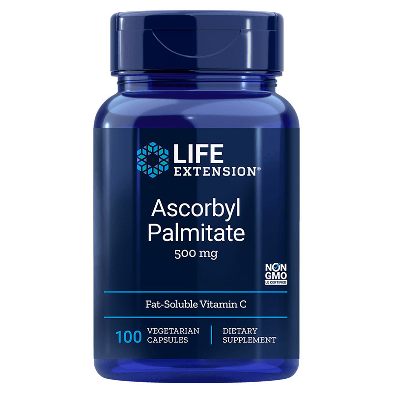 LIFE EXTENSION Ascorbyl Palmitate 500mg 100vegcaps