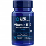 LIFE EXTENSION Vitamin B12 Methylcobalamin 1mg 60vegloztabs