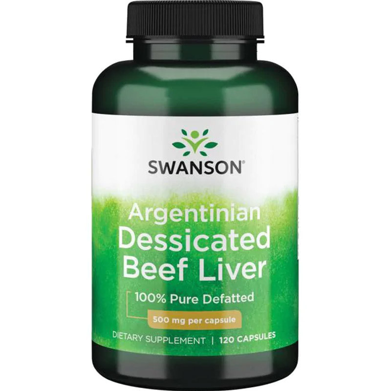 SWANSON Argentinian Desiccated Beef Liver 500mg 120caps