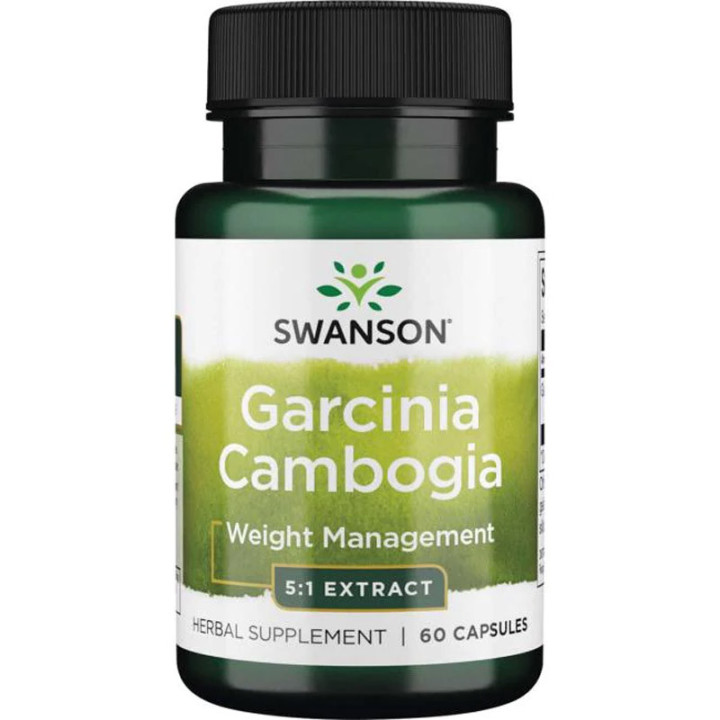 Garcinia Cambogia 60 kapsułek, Swanson-suplement wykazujący silne działanie odchudzające