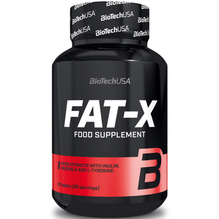 Fat-X 60 tabletek, Biotech USA – produkt zmniejszający łaknienie oraz zwiększający metabolizm