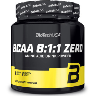 Bcaa 8:1:1 Zero 250g, Biotech USA - aminokwasy o rozgałęzionych łańcuchach w unikalnej proporcji 8:1:1