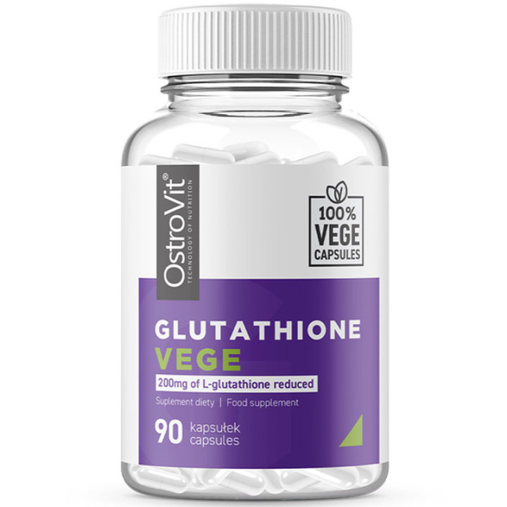 Glutathione Vege 90 kapsułek, Ostrovit – wspiera organizm w walce z wolnymi rodnikami!