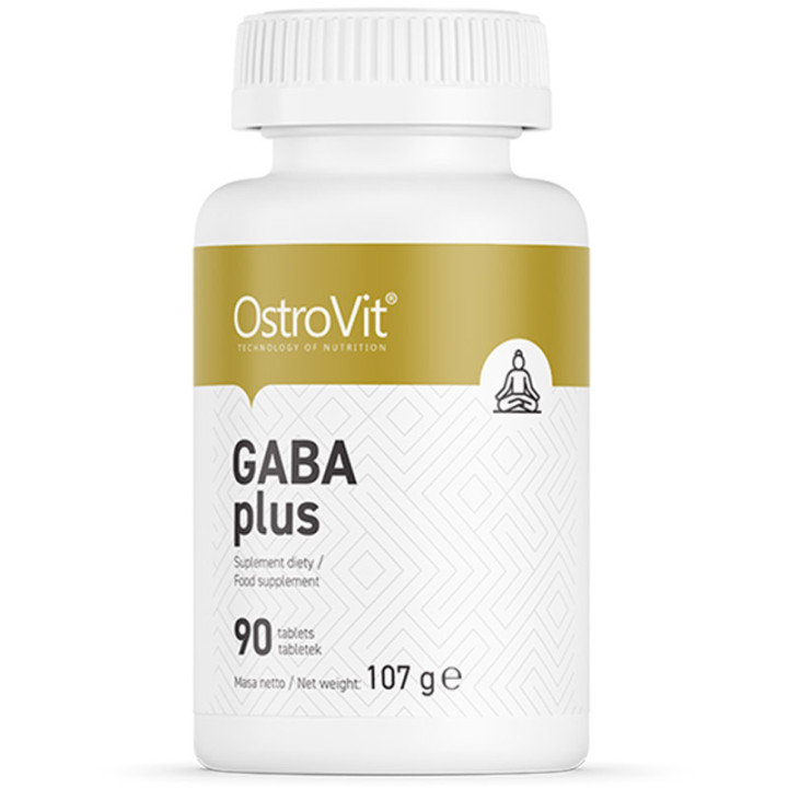OSTROVIT Gaba Plus 90tabs, GABA z dodatkiem melatoniny na lepszy sen
