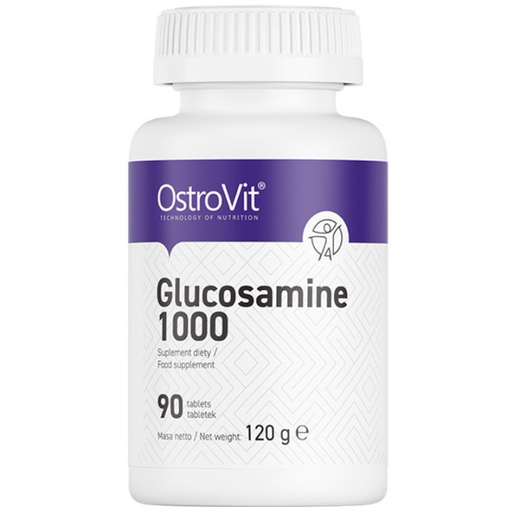 OSTROVIT Glucosamine 1000 90tabs, siarczan glukozaminy w tabletkach na stawy