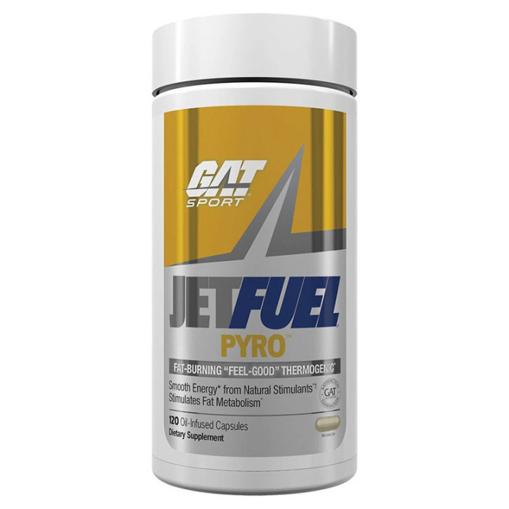 Jetfuel Pyro 120 kapsułek od Gat Sport – optymalne wsparcie w walce z tkanką tłuszczową!