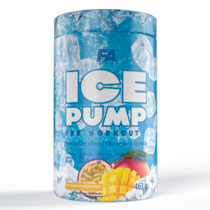 Ice Pump Pre Workout 463g, FA – przedtreningówka z efektem chłodzenia EVERCOOL!